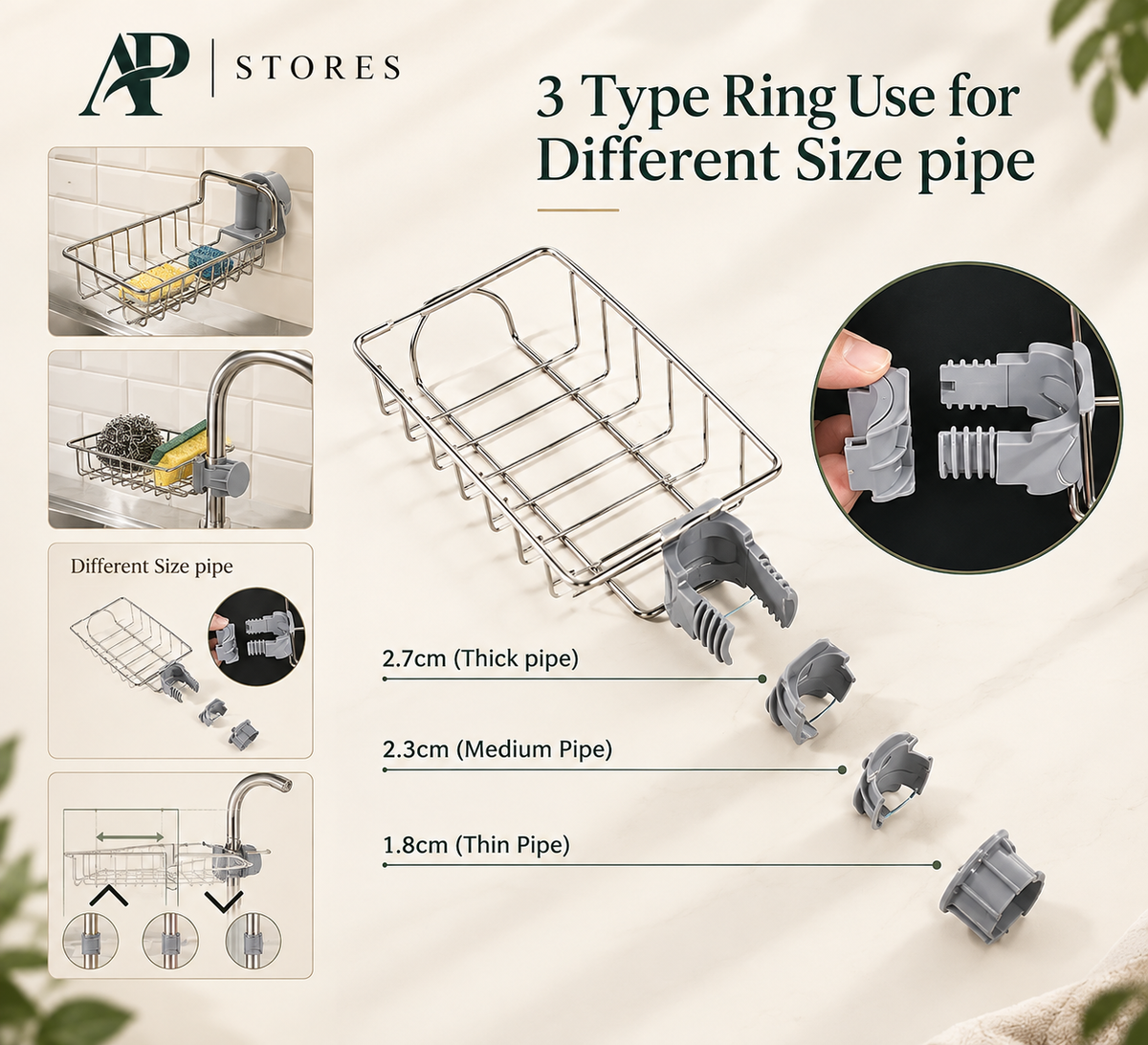 Stainless Sponge holder-Faucet Rack